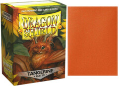 Dragon Shield Matte Standard-Size Sleeves - Tangerine - 100ct